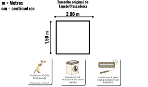 Tapete Itatiaia de Linha M - 1,50x2,00